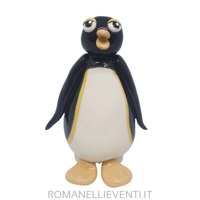 Salvadanaio Pinguino porcellana – Romanelli Eventi